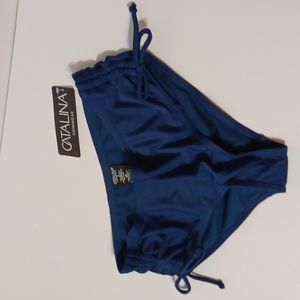 Catalina Swimwear Navy Blue Missy Swim Bottom